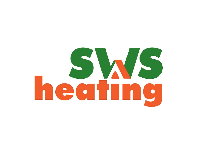 SWS Heating-Logo des Akofuture-Projekts: Markantes Design in Grün und Orange, symbolisiert innovative Heiztechnologien für nachhaltige Energieeffizienz.