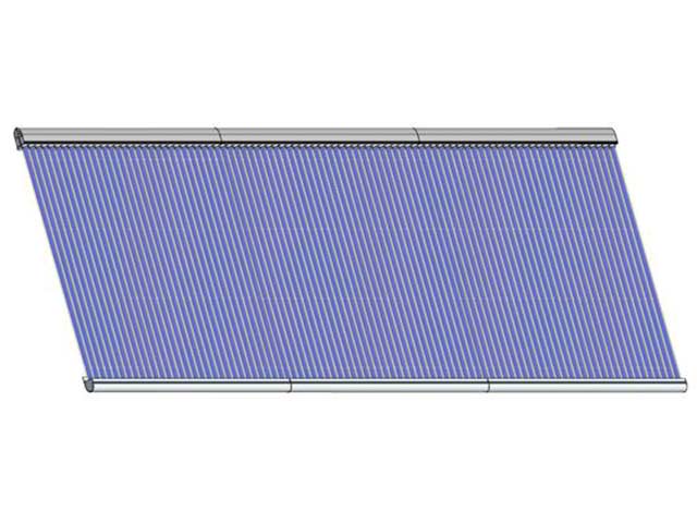 Akotec Heat-Pipe Vakuumröhrenkollektor mit 90 Röhren für Solarthermie, ideal zur großflächigen Warmwasserbereitung und Heizungsunterstützung. Hochleistungskollektor für Flachdach- und Fassadenmontage zur nachhaltigen Nutzung von Solarenergie.