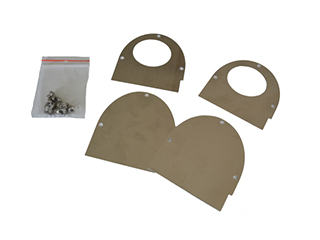 Akotec Enddeckelset für Direct-Flow Solarthermieanlagen, inklusive Abdeckplatten aus Metall und Befestigungsschrauben. Ideal zum Schutz und zur sicheren Abdeckung von Vakuumröhrenkollektoren.
